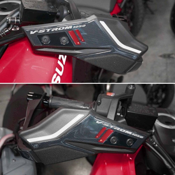 3D gel pegatinas guardamanos moto compatible con Suzuki V-Strom 1050