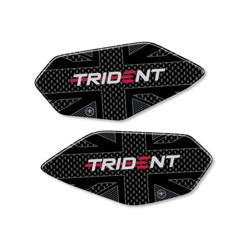 Adesivi in resina 3D per battitacco compatibili con Triumph Trident dal 2021-25