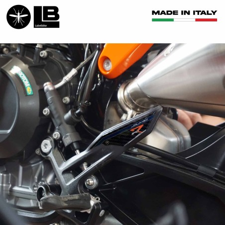 3D resin stickers for motorbike heel pad compatible with KTM 890 Duke R 2022-23