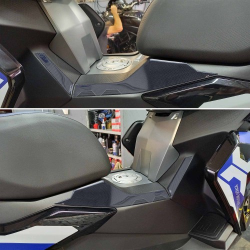 3D Resin Gel Stickers Side protectors footpeg compatible with BMW C400X