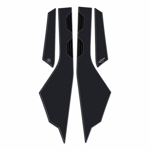 Pegatinas de gel de resina 3D Protectores laterales estribera compatible con BMW C400X 2