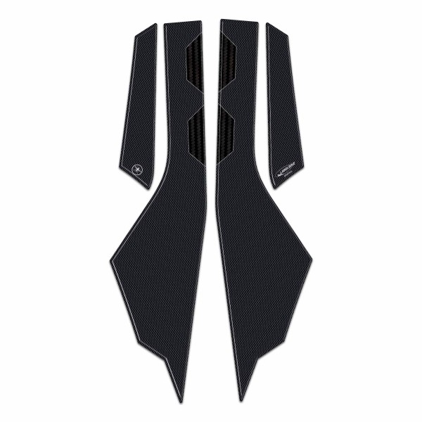 Pegatinas de gel de resina 3D Protectores laterales estribera compatible con BMW C400X