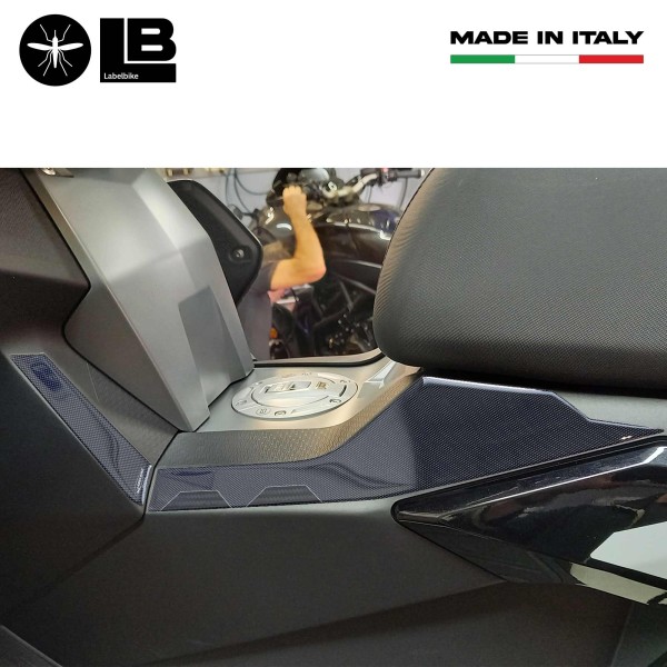 Pegatinas de gel de resina 3D Protectores laterales estribera compatible con BMW C400X