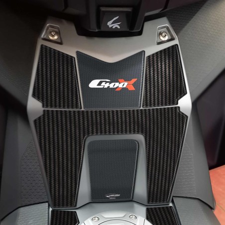 Adesivi in resina gel 3D Protezioni pedana centrale compatibile con BMW C400X