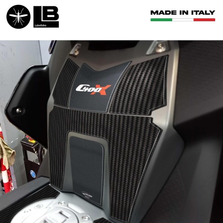 Adesivi in resina gel 3D Protezioni pedana centrale compatibile con BMW C400X