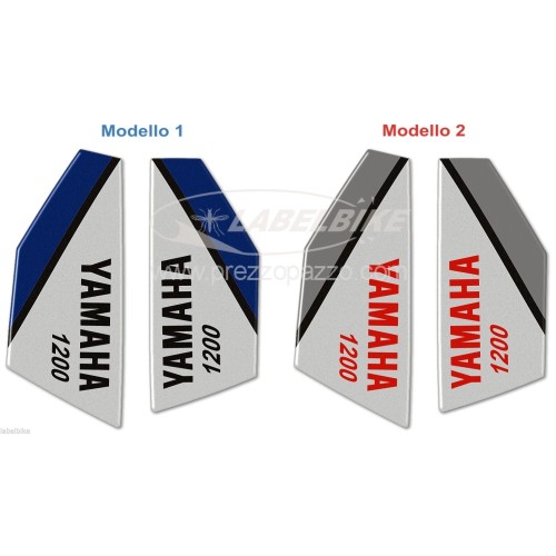 3D RESIN SIDE ADHESIVES compatible for MOTORCYCLE Yamaha SUPER TENERE 2 Colours