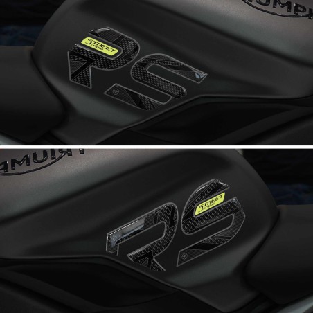 Adesivi Laterali serbatoio compatibili con Triumph Street Triple 765 RS 2017-22