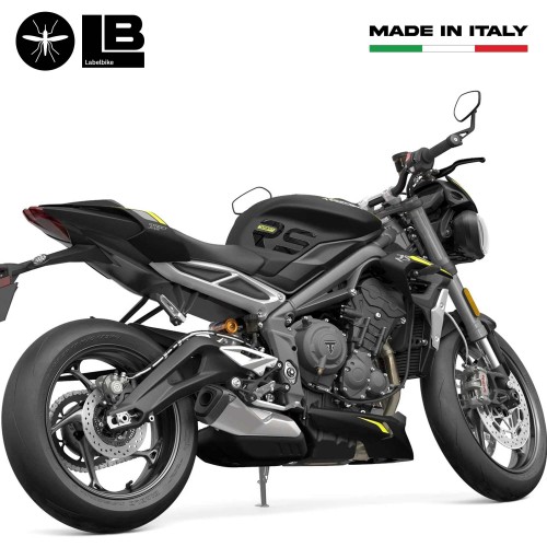 Adesivi Laterali serbatoio compatibili con Triumph Street Triple 765 RS 2017-22 2