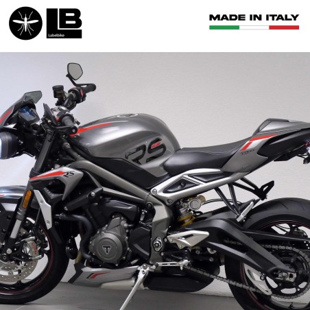 Adesivi Laterali serbatoio compatibili con Triumph Street Triple 765 RS 2017-22