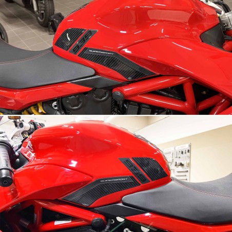 Adesivi laterali serbatoio Moto compatibili con Ducati Supersport 939 2017-2020