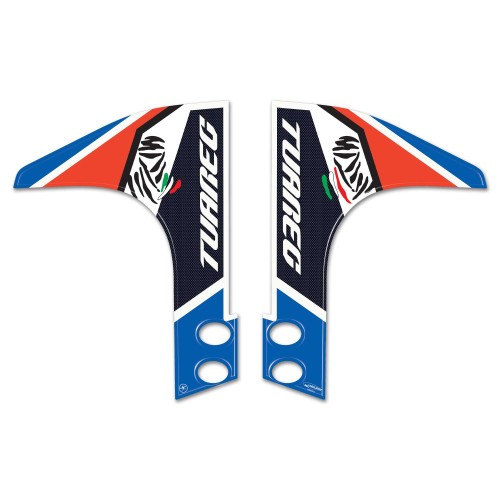 Adesivi Parasteli parafango moto compatibili con Aprilia Tuareg 660 Podium 2024 2