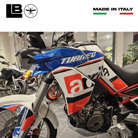 Adesivi Parasteli parafango moto compatibili con Aprilia Tuareg 660 Podium 2024