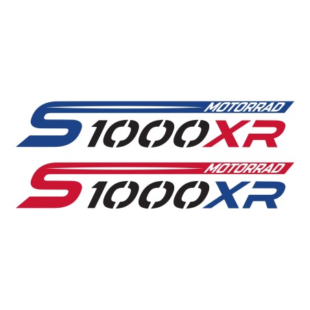 Adesivi prespaziati compatibili con BMW S1000XR SPORT scritte adesive 18x4 cm