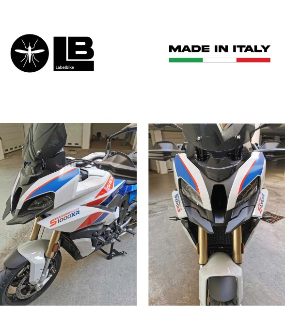 Autocollants pré-espacés compatibles avec le lettrage adhésif BMW S1000XR SPORT 18x4 cm