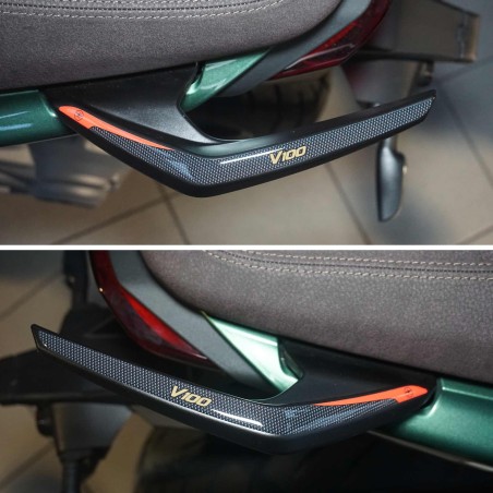 Adesivi protezione maniglie compatibili con Moto Guzzi V100 Mandello 2022 - 2025