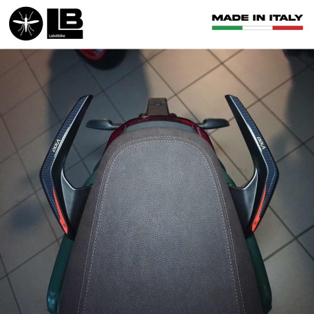 Adesivi protezione maniglie compatibili con Moto Guzzi V100 Mandello 2022 - 2025