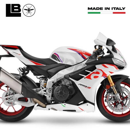 Adesivi Protezioni Laterali compatibili con Aprilia Tuono V4 RSV4 Factory 2023