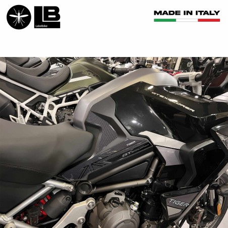 Aufkleber Seitenprotektoren passend für Triumph Tiger 1200 GT Explorer 2023