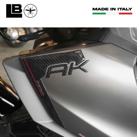 Adesivi Protezioni laterali paraspigoli compatibili con Kymco Ak550 Premium