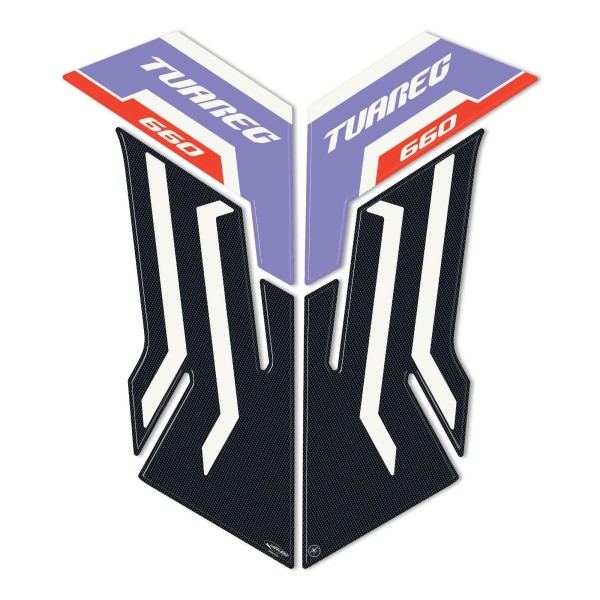 Pegatinas Protectores laterales de depósito compatibles con Aprilia Tuareg Tagelmust