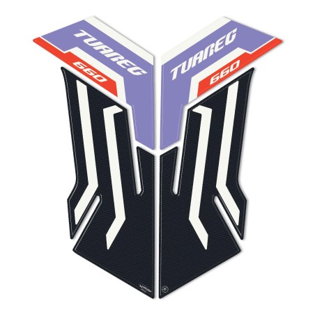 Autocollants Protections latérales de réservoir compatibles avec Aprilia Tuareg Tagelmust