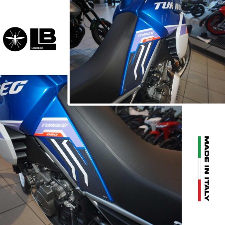 Stickers Tank side protectors compatible with Aprilia Tuareg Tagelmust