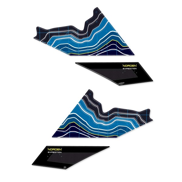 Pegatinas protectoras laterales de depósito compatibles con Husqvarna Norden 901 2023