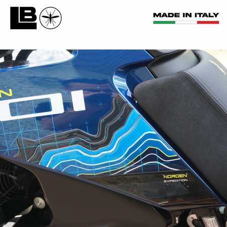 Tank side protector stickers compatible with Husqvarna Norden 901 2023