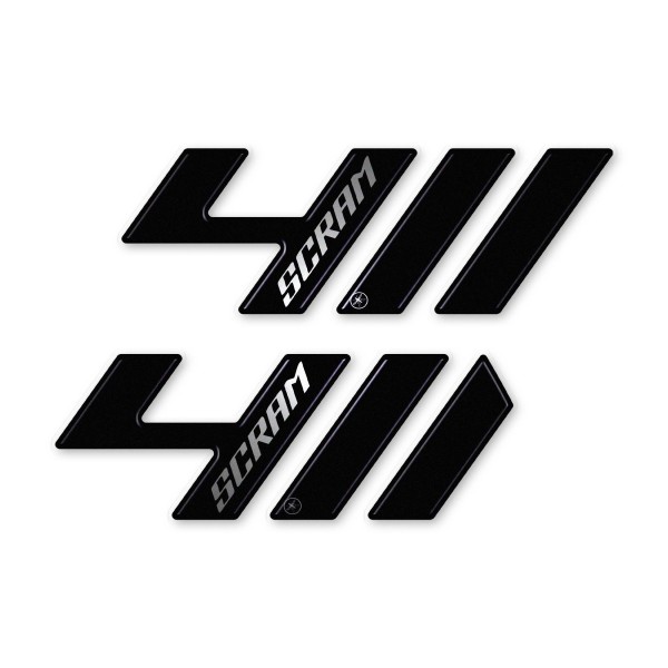 Pegatinas de protección lateral del depósito compatibles con Royal Enfield Scram 411