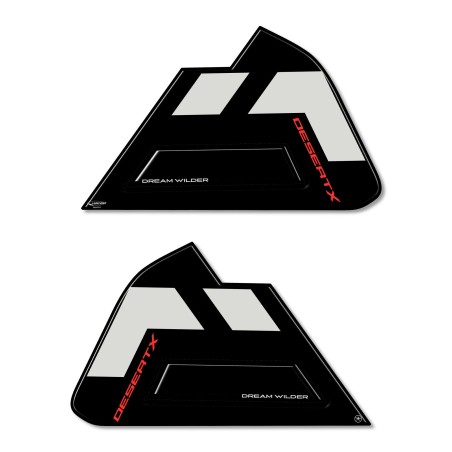 Stickers Motorcycle side tank protectors compatible with Ducati DesertX 2023-5