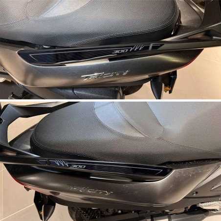 Stickers Trunk Handle Protectors compatible with Yamaha Tricity 300 2020-23