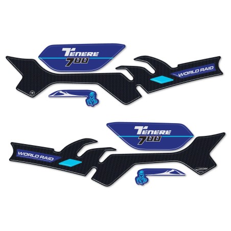 3D Resin Gel Handguard Protector Stickers compatible with Yamaha Tenere 700 2023