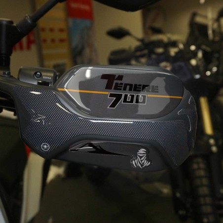 Pegatinas protectoras de guardamanos de gel de resina 3D compatibles con Yamaha Tenere 700 2023