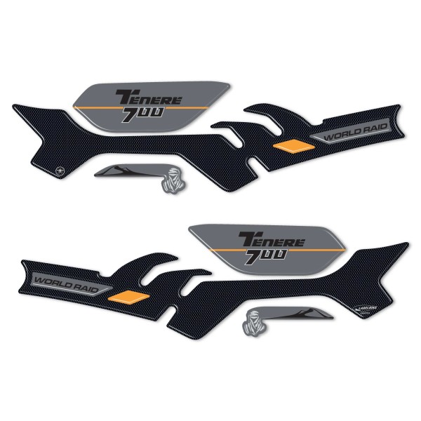 Pegatinas protectoras de guardamanos de gel de resina 3D compatibles con Yamaha Tenere 700 2023