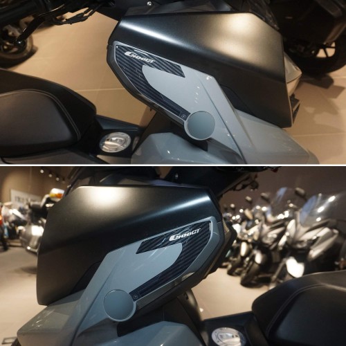 Stickers 3D gel protecteurs d'angles pour scooters compatibles avec BMW C400GT