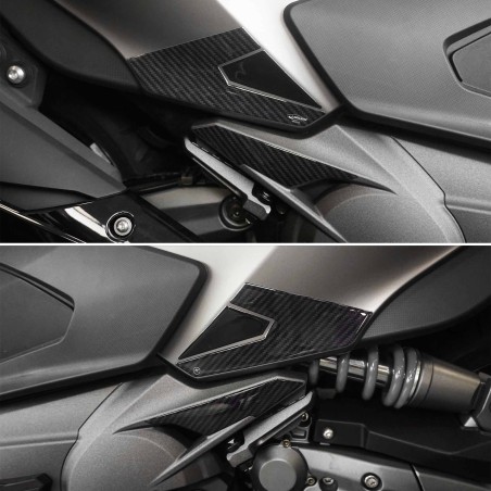Stickers Rear Footrest Protectors compatible with Kymco Ak550 Premium