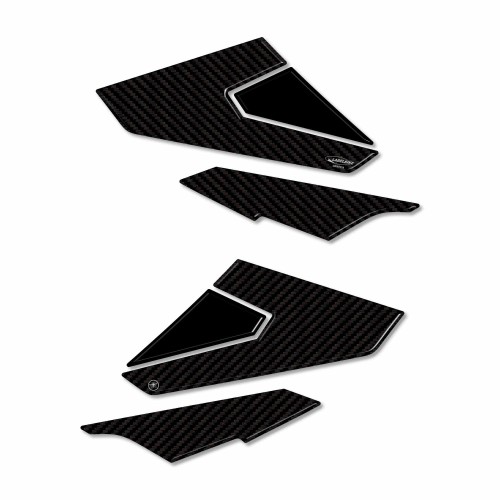 Pegatinas Protectores Reposapiés Traseros compatibles con Kymco Ak550 Premium 2