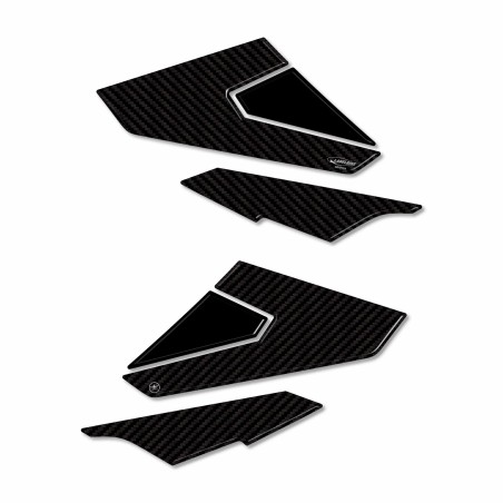 Stickers Rear Footrest Protectors compatible with Kymco Ak550 Premium