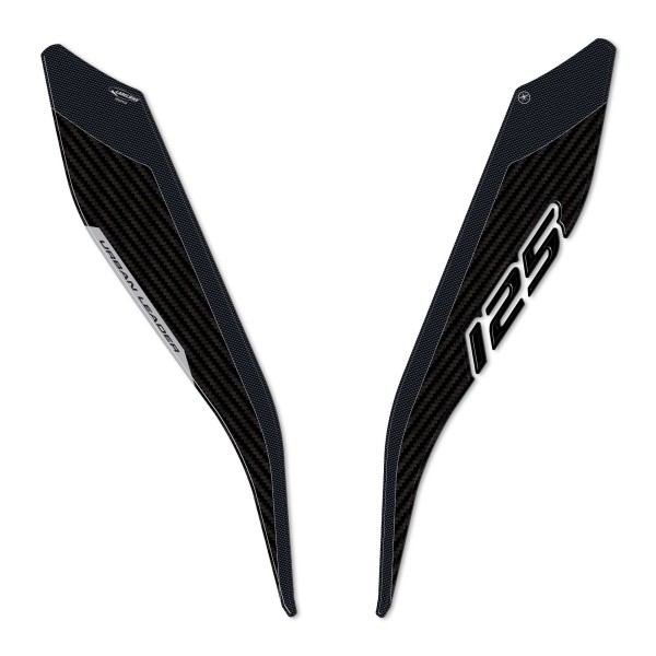 Stickers 3D en résine pour face avant de scooter compatible avec Honda Forza 125 2022