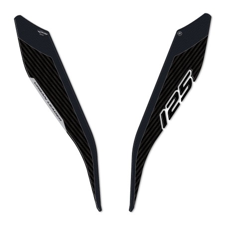 Pegatinas de resina 3D para la cara delantera del scooter compatible con Honda Forza 125 2022