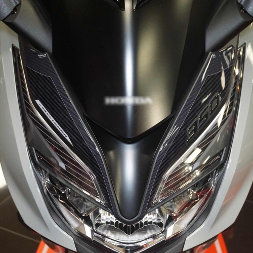 3D-Harz-Aufkleber für die Front des Rollers, kompatibel mit Honda Forza 350 2022