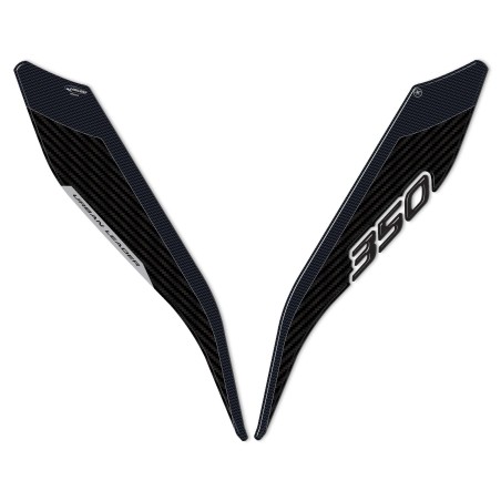 Adesivi resina 3D per muso frontale scooter compatibili con Honda Forza 350 2022