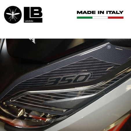 Stickers 3D en résine pour face avant de scooter compatible avec Honda Forza 350 2022