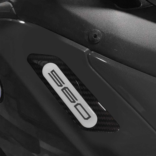 Adesivi resina 3D per tappi specchietti carene compatibili con Yamaha Tmax 2022