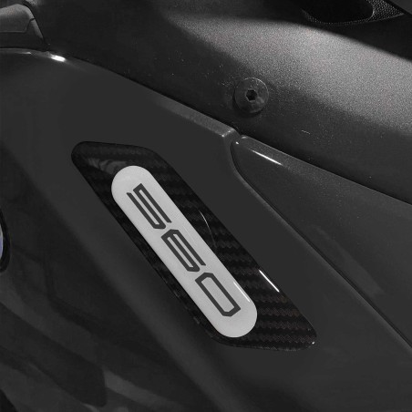 Adesivi resina 3D per tappi specchietti carene compatibili con Yamaha Tmax 2022