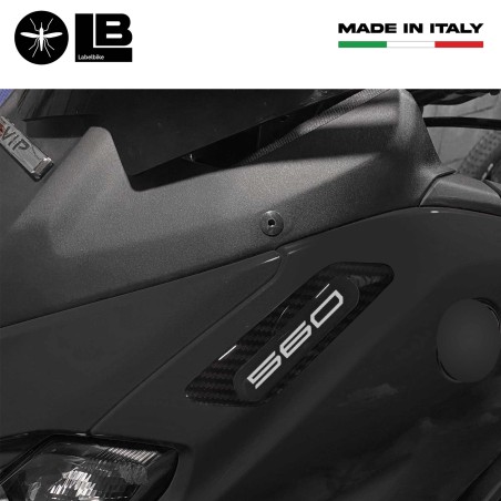 Adesivi resina 3D per tappi specchietti carene compatibili con Yamaha Tmax 2022