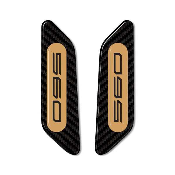 Adesivi resina 3D per tappi specchietti carene compatibili con Yamaha Tmax 2022