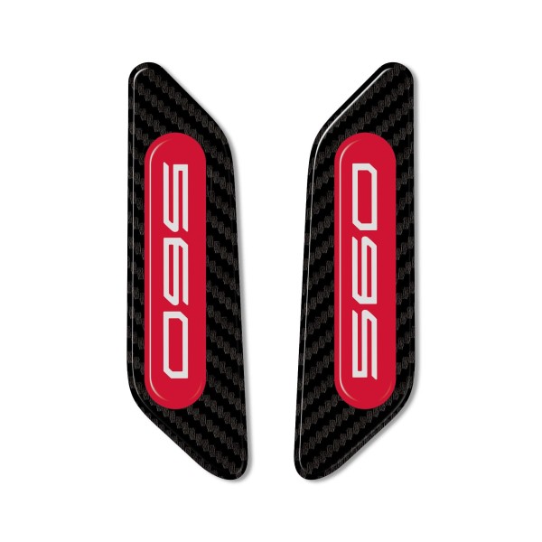 Adesivi resina 3D per tappi specchietti carene compatibili con Yamaha Tmax 2022