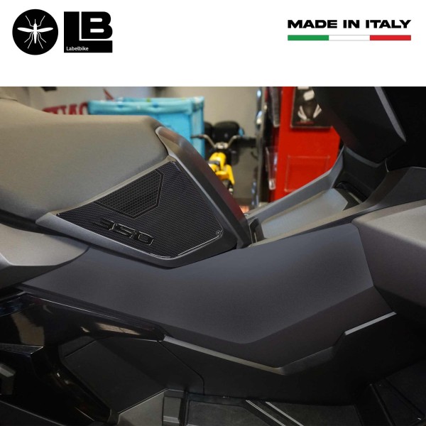 3D Resin Stickers Side protectors stud compatible with Honda ADV350 2022