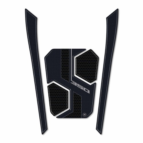 Pegatinas de resina 3D Protectores de estribo de puerta compatibles con Honda ADV350 2022 2